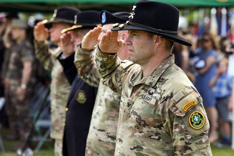 Regimental change of command and change of colonel